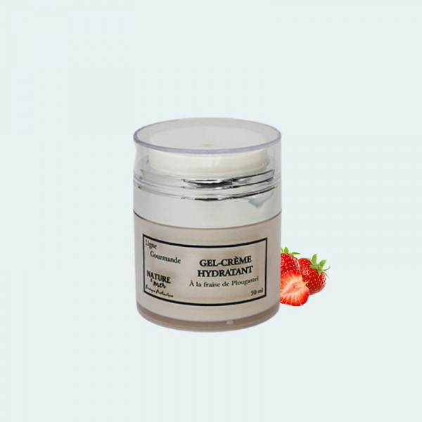 Gel-Crème de Jour à l'extrait de Fraise de Plougastel