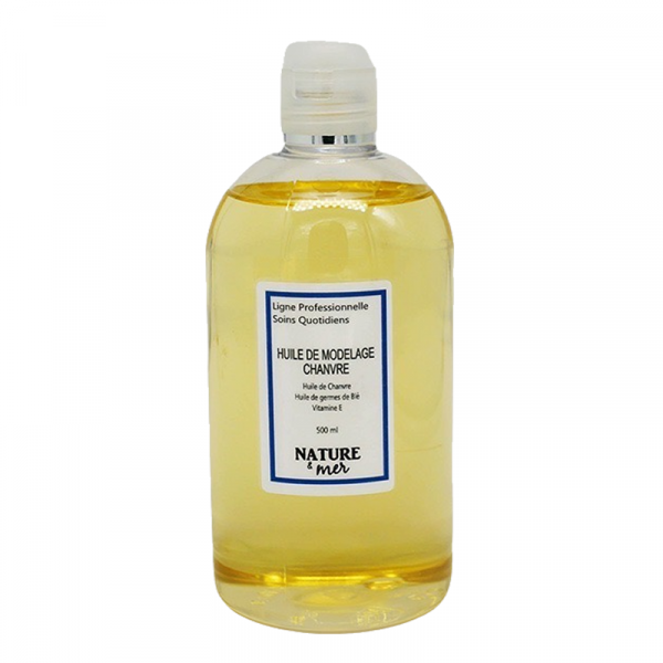Huile de Modelage Chanvre Cabine - DATE COURTE