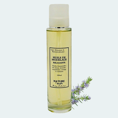 Huile de Modelage Relaxante - Nature & Mer - Soins Cosmétiques Marins